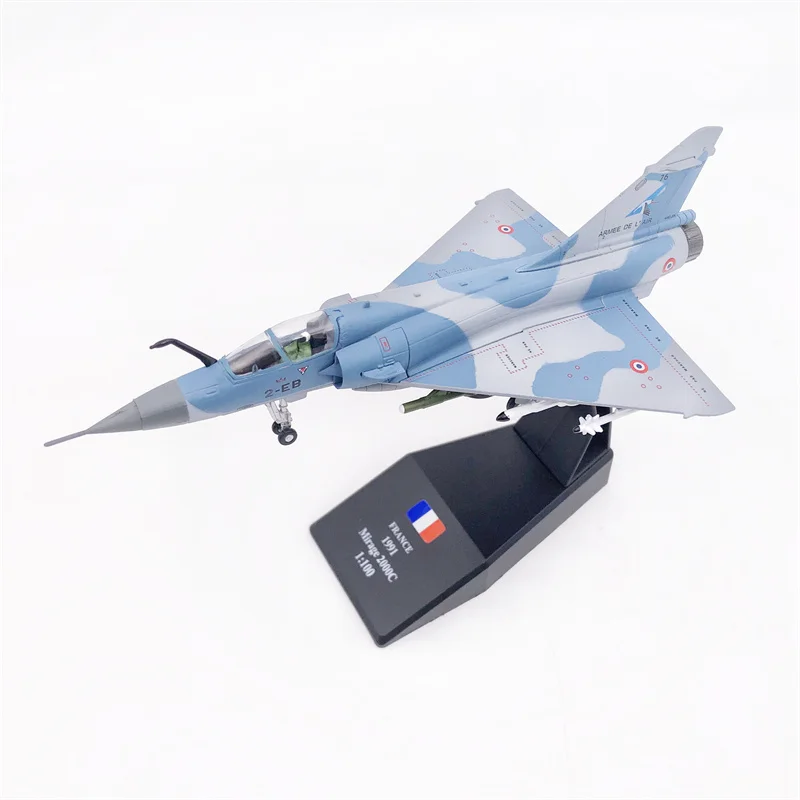 AMER COM French Air Force Mirage 2000C Fighter 1/100 Diecast Jet Aircraft Airplane Model