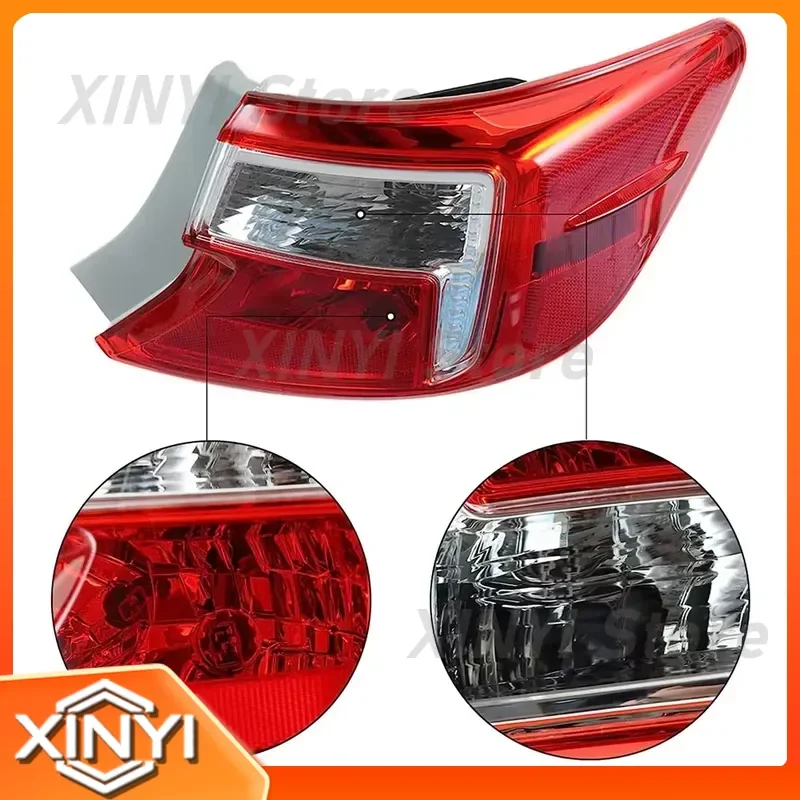 1PC Rear Brake Tail Light Stop Lamp for Toyota Camry 2012 2013 2014 Without Bulb