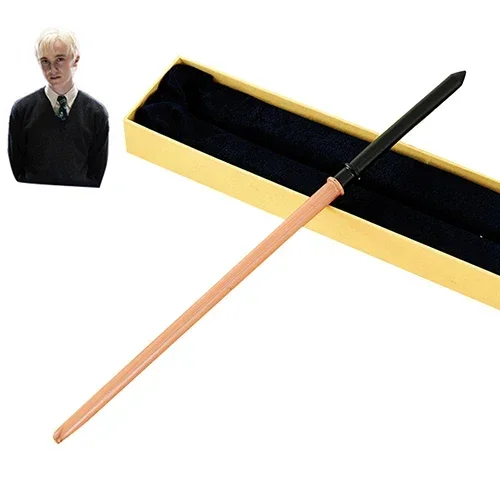 Harri Potter Magic Wand Metal Core Hermione Granger School of Witchcraft and Wizardry Gift Box Halloween Performance Props Wand