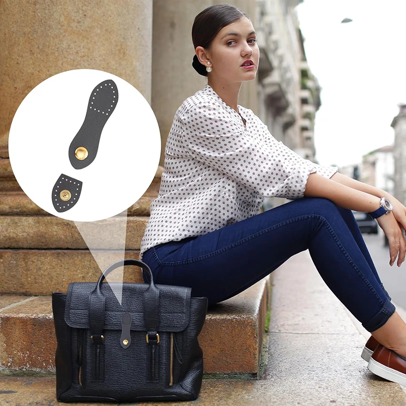 

1/3 шт., 9 см, модная кожаная пряжка для сумки, пуговицы ручной работы, застежка для кошелька, пряжка для карточек, пряжка для DIY, аксессуары для сумок