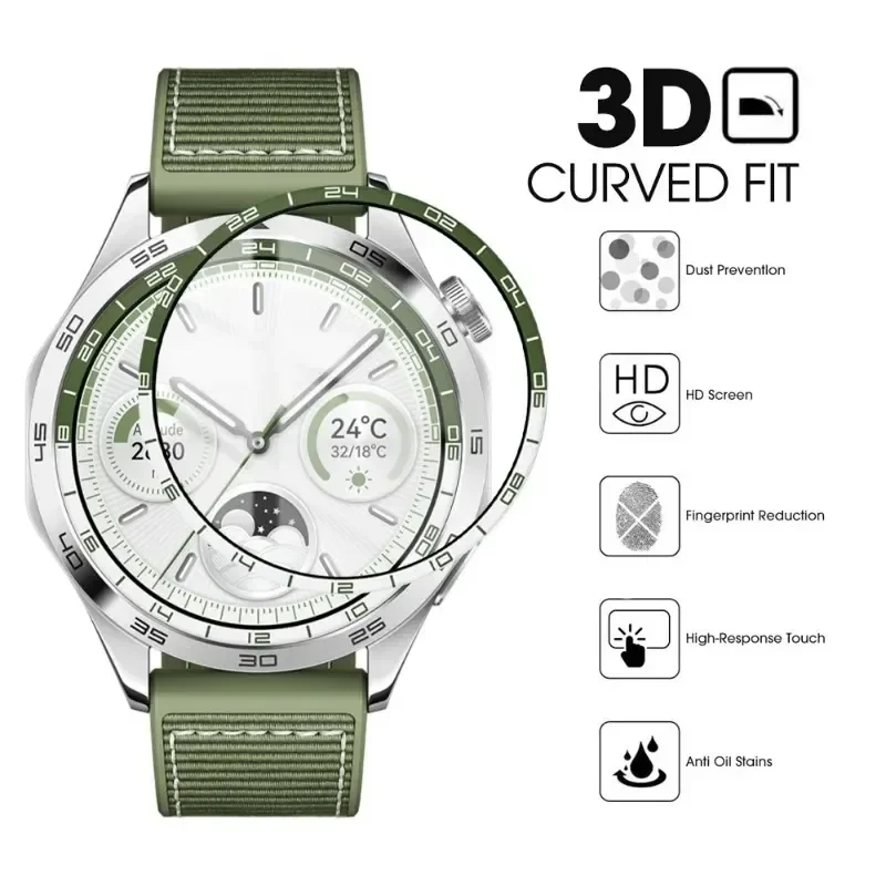 3D изогнутая пленка для Huawei Watch GT4 46 мм, защитная пленка для экрана от царапин, защитная пленка для Huawei Watch GT 4, а не стекло