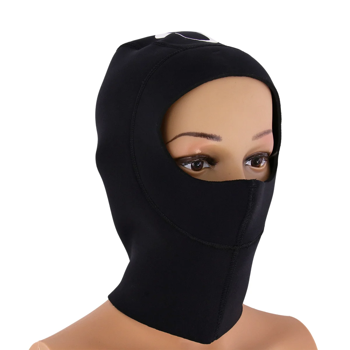 

1pcs Hood Thermal Material Uv Protection Snorkeling Cap For Surfing Swimming Scuba Diving Snorkeling Hood Xxl Black