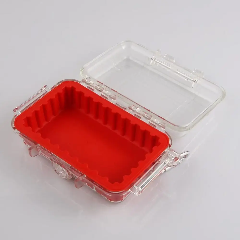 Durable ABS Camping Box Shockproof Equipment Dry Box Sealed Storage Box Professional Transparent Waterproof Toolbox