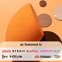 Real Techniques Skin Sponge, Makeup Blender, Liquid Base Cream, Professional Makeup Tool Without Stripes, 4 Free Units 2