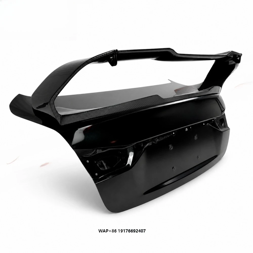 Carbon Fiber Rear Wing Spoiler for Infiniti Q50, Q50S, and Q50L; Adjustable Large Rear Wing.