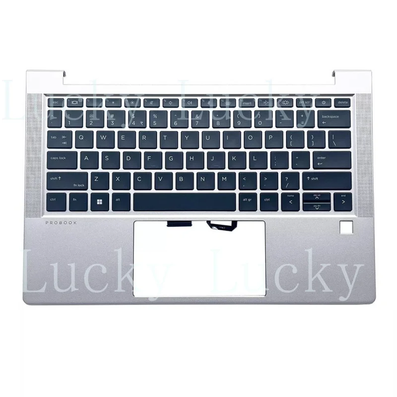 

f US Keyboard&PalmRest For HP 430 G8 M24295-001 with backlit SD slot Silver