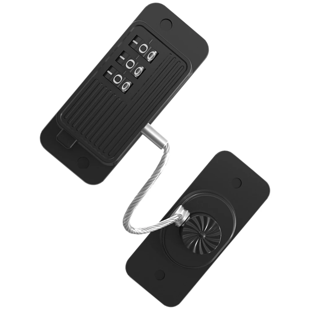 

Fridge Lock Child Safety Cabinet Locks for Drawers Refrigerator Door Window Combo Lock Black Durable Material Prevent