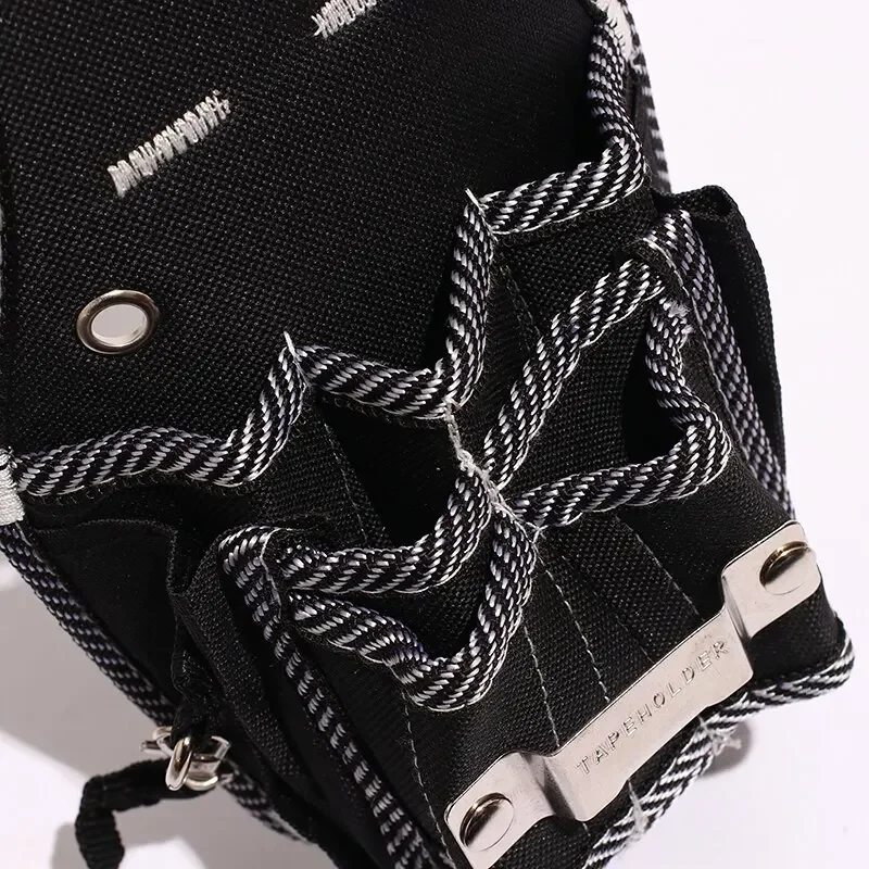 Multifunctional Tool Bag and Belt Nylon Fabric Tool Screwdriver Kit Holder Bag Pocket Pouch Bag Electrician Waist Pocket Case