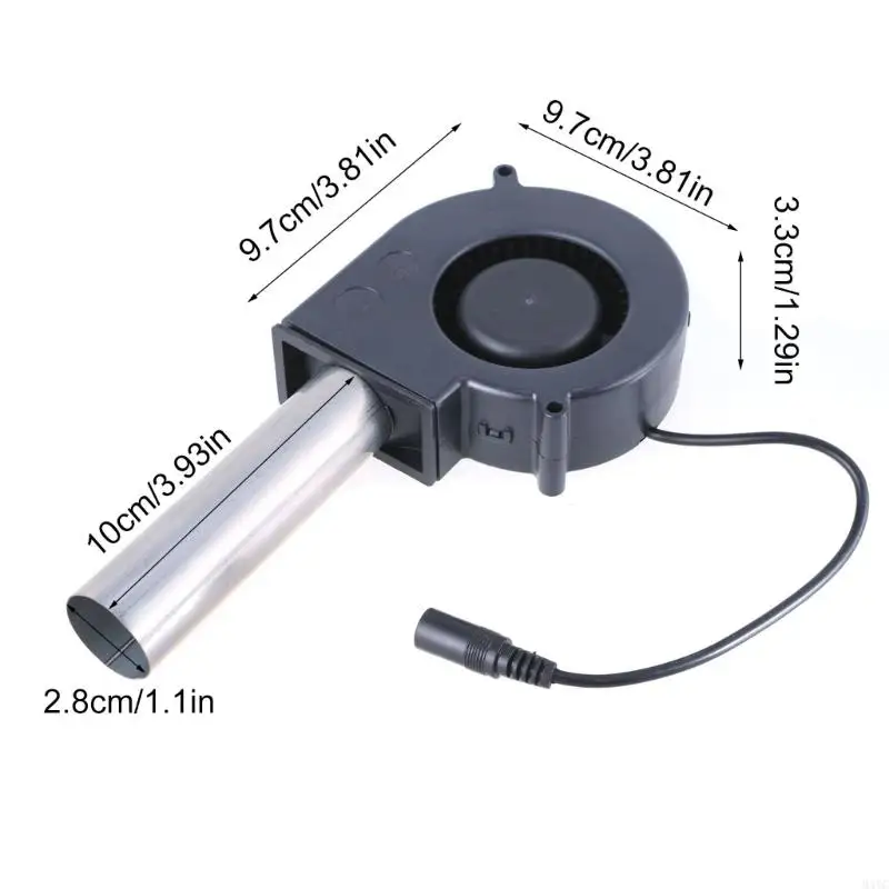M4YC 97x33mm DC12V Blower 110V 220V вентилятор с питанием 9733 Регулируемая скорость барбекю вентилятор барбекю