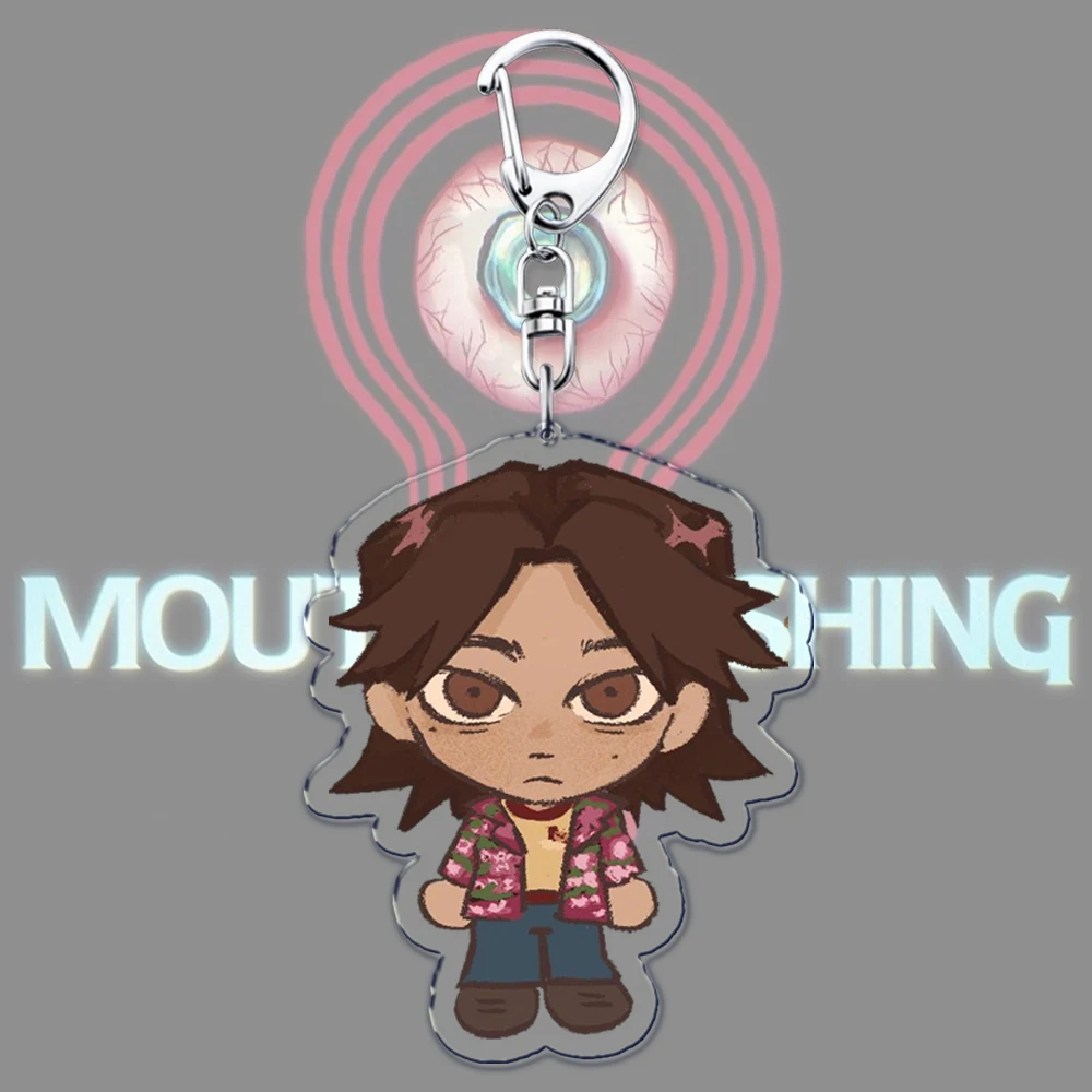 Hot Horror Game Mouthwashing Chibis Keychains for Accessories Bag Jimmy Curly Anya Sallyface Keyrings Jewelry Gamer Gaming Gifts