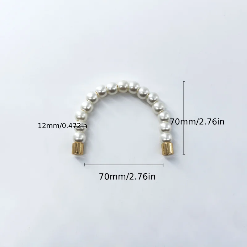 DIY 가방 액세서리, 지갑 제작 재료 - 비즈 장식품 U자형 손잡이, 선물 상자 및 와인 상자에 적합, DIY 지갑 M