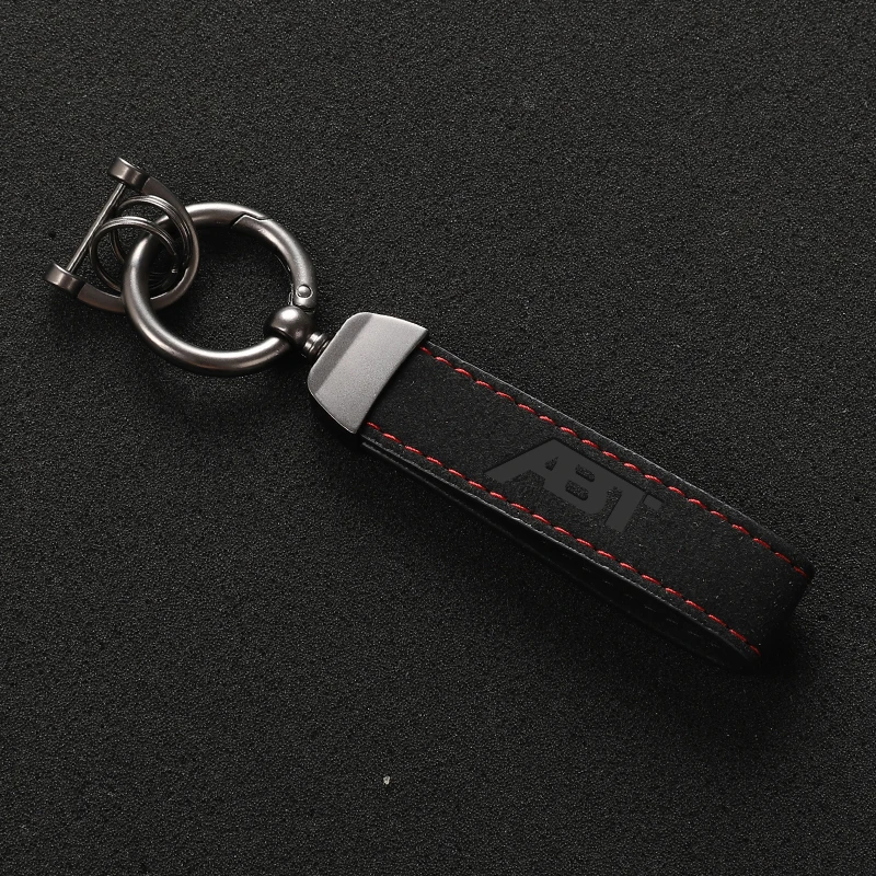 Fashion Suede Keychain 4s Shop Exquisite Gift Keyring With Horseshoe Buckle For ABT audi rs3 rs4 rs5 rs6 q5 q8 S4 S5 S6 vw golf