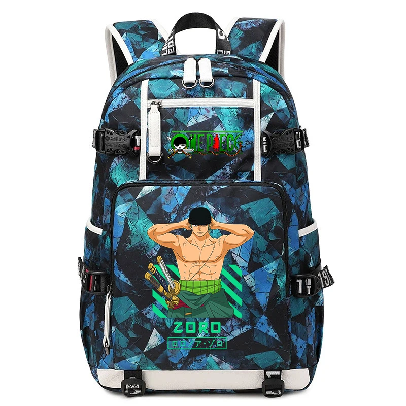 one-piece-zoro-print-large-capacity-school-backpack-for-kids-teens-anime-bookbag
