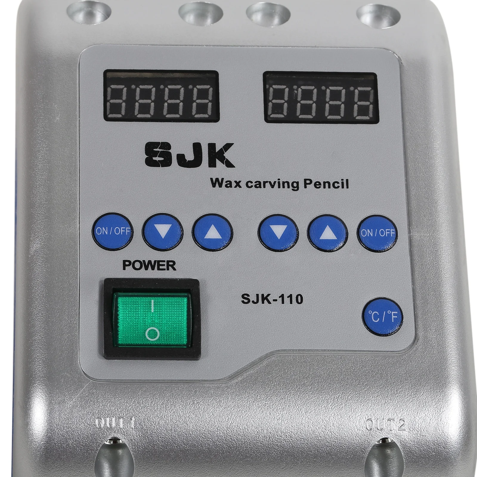 Hot Sale! den tal Lab Electric Knife Waxing Machine Double Carving Pen Waxer Carver & 6 Wax Tips