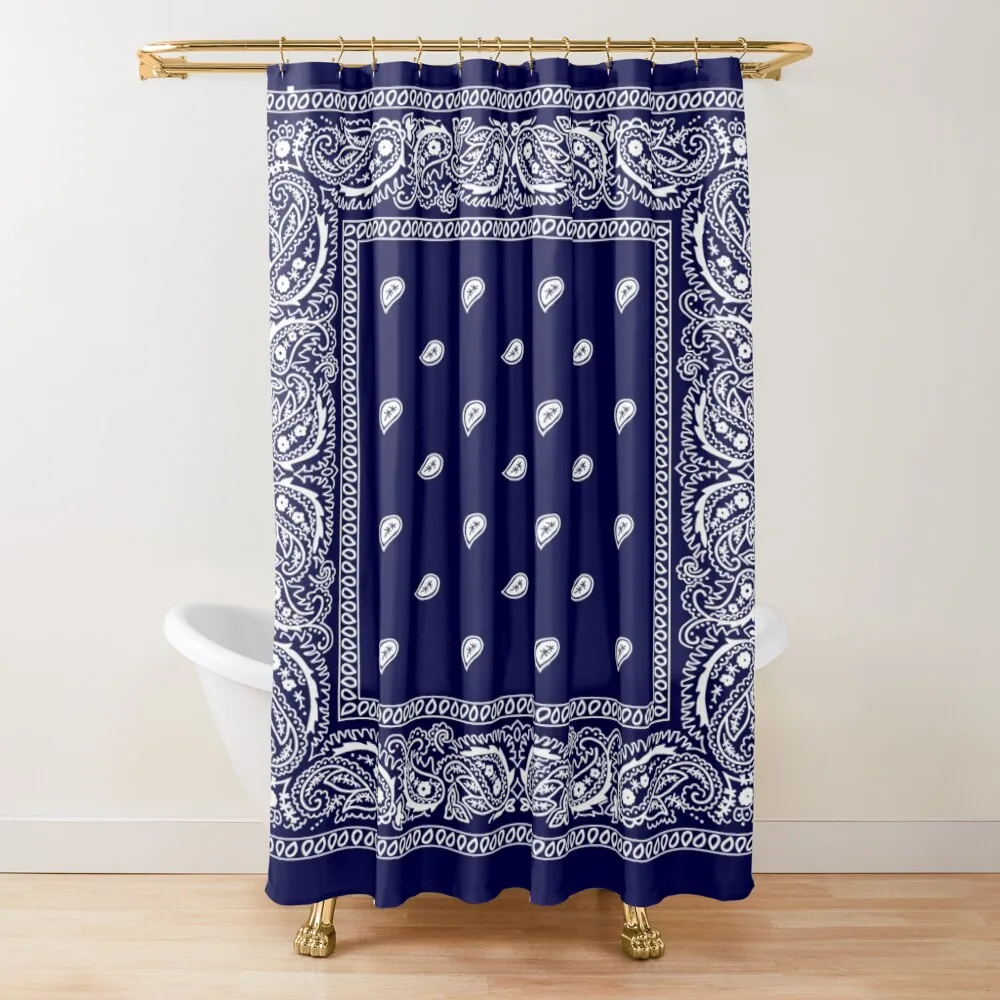 

Bandana Blue Shower Curtain Bathroom Showers Bathroom Decor For Bathroom Shower Curtain