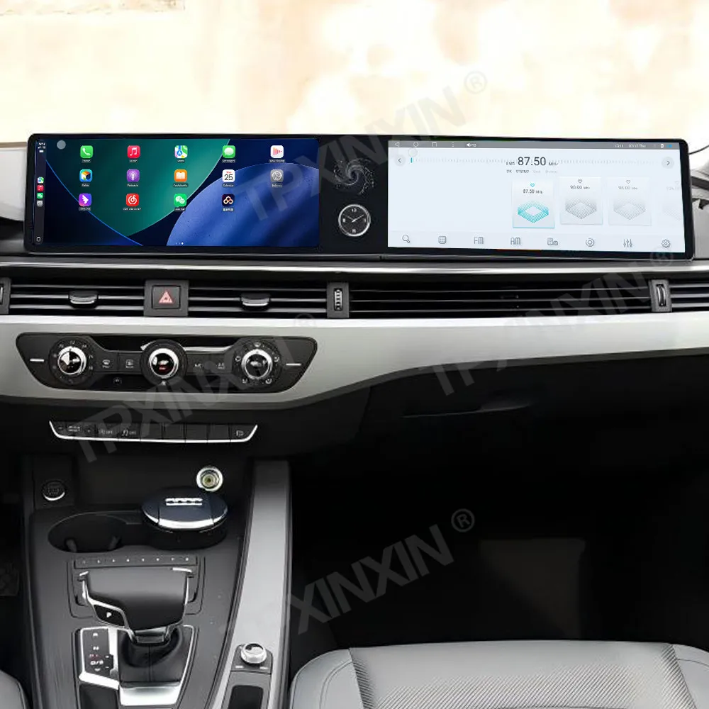 

Android 14 Auto Carplay 24.6" Multimedia Player For Audi A3 2015-2020 Car Radio GPS Navi Co-pilot Passenger Digital Dual Screen