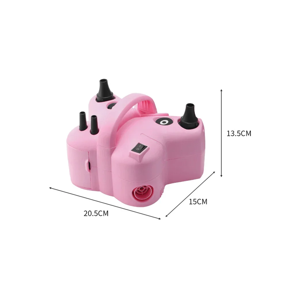 High Voltage Electric Portable Multifunctional Butterfly Balloon Pump Double Hole European/American Plug AC Air Balloon Inflator