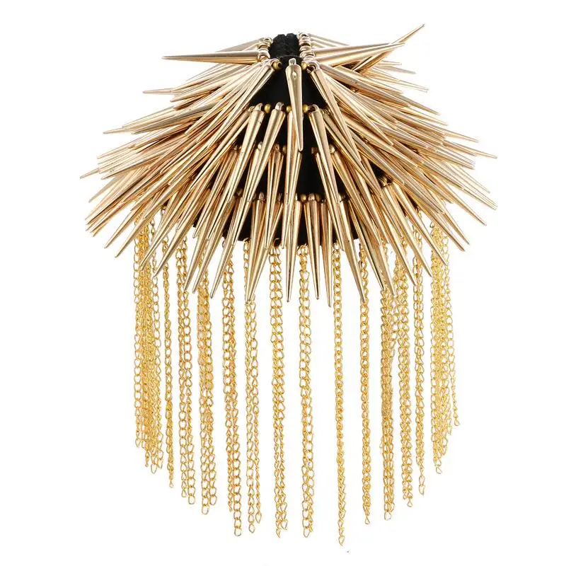1-peca-de-ombreira-de-metal-com-borlas-estilo-gotico-punk-longa-com-rebites-tachas-e-espigoes