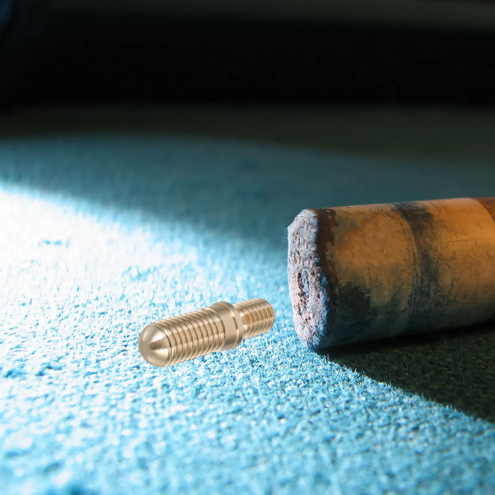 

Cue Stick Extension Copper Connector Screw Pool Cue Back Plug Billiard Accessory Extended Grip Stability Compatibility