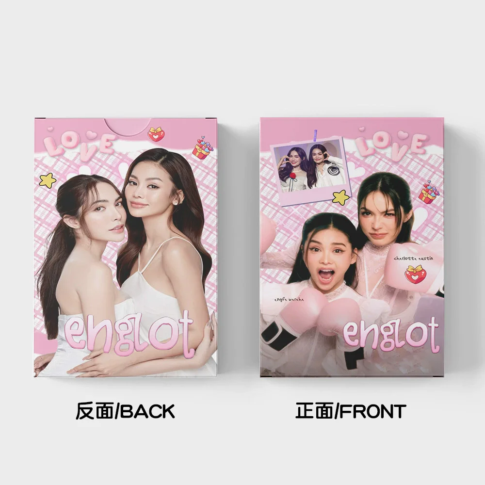 

30 Pcs/Set Holographic Thai Pageant Star Lomo Cards - Engfa & Charlotte Idol EngLot Photo Cards Perfect Fans Gift