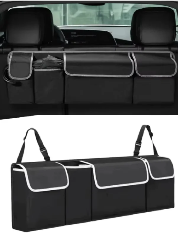 Car Trunk Organizer Storage Bag High Capacity Multi-use Oxford Backseat Car Seat Back Organizer  for SUV Sedan SUV Pickup Truck