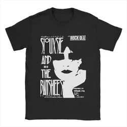 Siouxsie and the Banshees T shirt uomo 100% cotone fun T-shirt girocollo tee shirt manica corta vestiti idea regalo