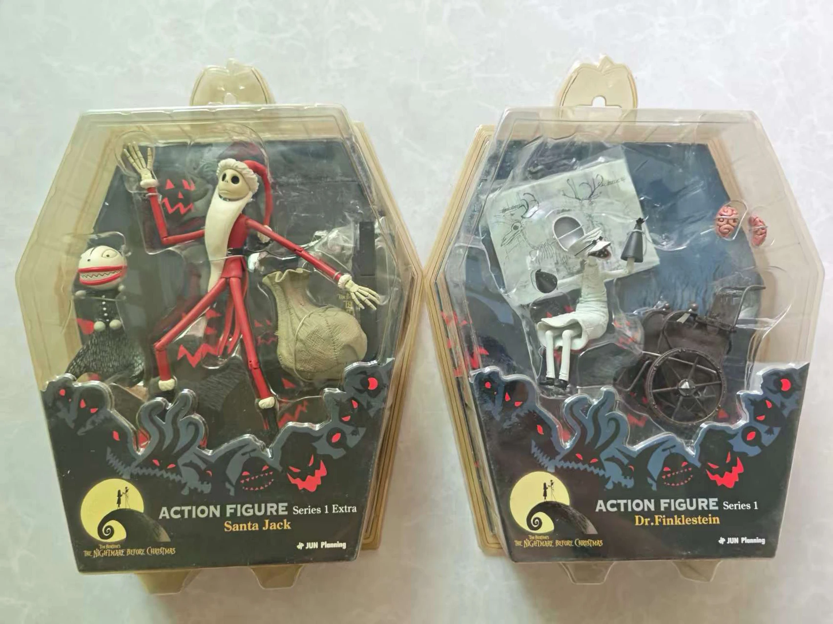 

Фигурка «Джун Планирование «Кошмар перед Рождеством» серии 1, модель Санта-Джейка и Доктор Финклистейн, игрушки, Рождественский подарок на Хэллоуин