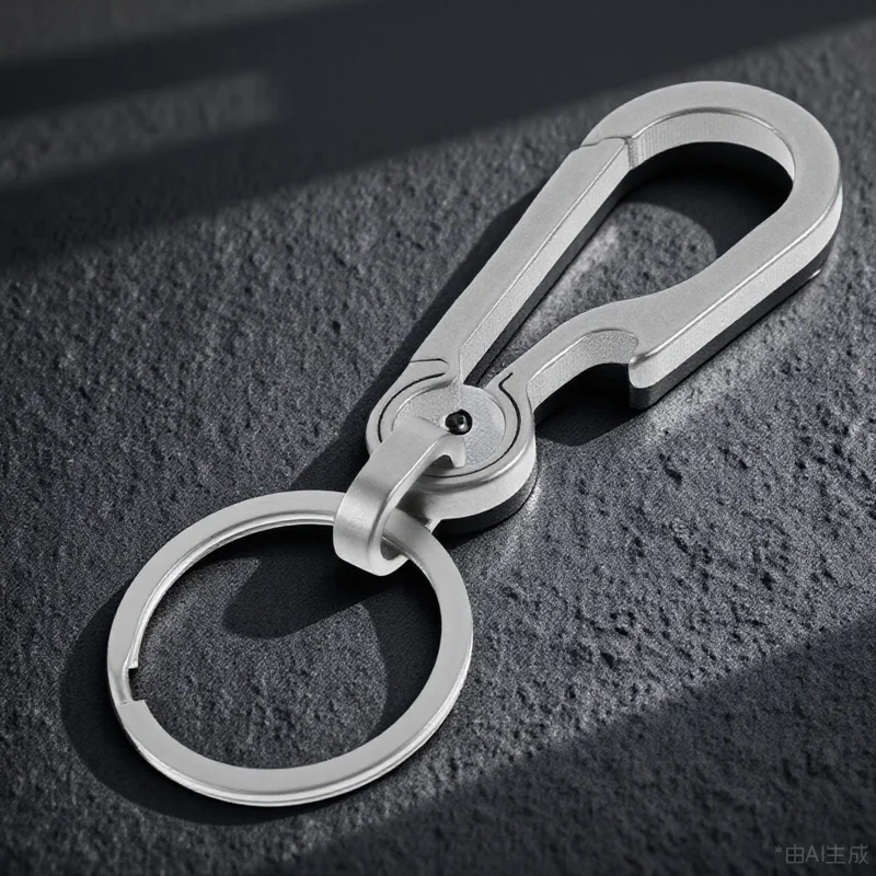 

Key Carabiner Bottle Opener Titanium Alloy Multipurpose Outdoor Tool for Climbing Hiking Camping Travel Gifts Titanium Carabiner