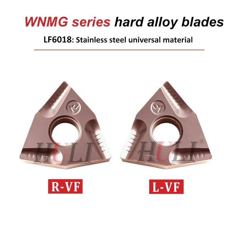 WNMG080404R-VF 080408L-VF LF6018 DESKAR Original Lathe Outer Circle Cutting Tool Suitable For Processing Stainless Steel Materia