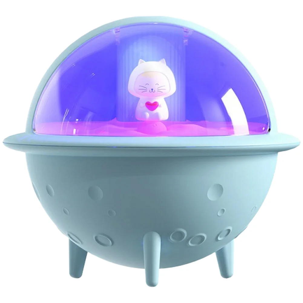 USB Rechargeable Humidifier 350ml with Gentle Color Changing Night Light and Ultra Quiet Performance for Study Area