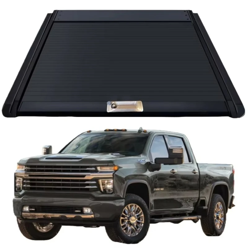 

Manual Aluminum Alloy Tonneau Cover for Ranger Tundra for Gladiator F150 Dmax-Waterproof No Drill
