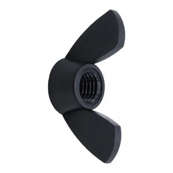 Spare Wheel Wing Nut M12 Butterfly Style Tire Fastener Alloy Black 70mm for Ford Transit MK5 MK6 MK7 MK8