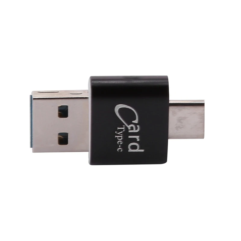 Card Reader Aluminum USB Type C OTG Micro-SD/TF External Memory Card Reader Adapter For Mobile Phone Computer