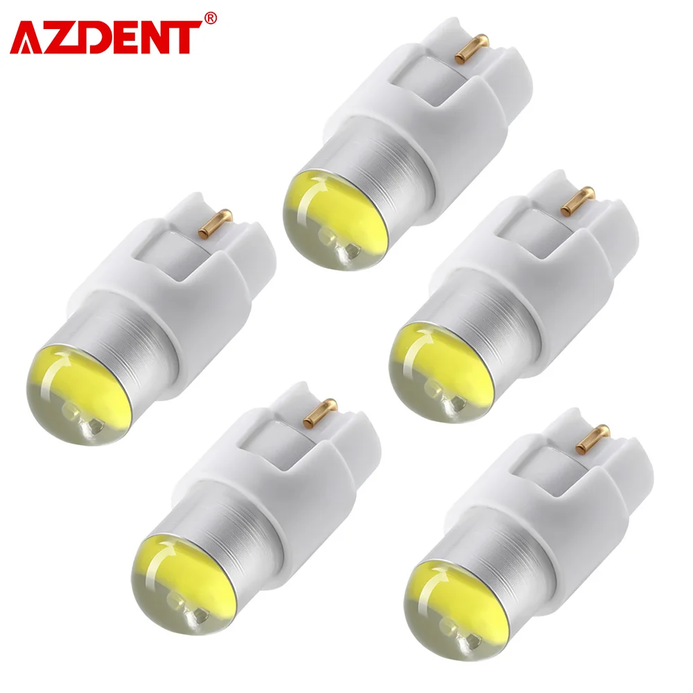 

AZDENT 5 шт. стоматологические светодиодные лампы сверхвысокой яркости, подходят для высокоскоростного оптоволоконного наконечника KAVO