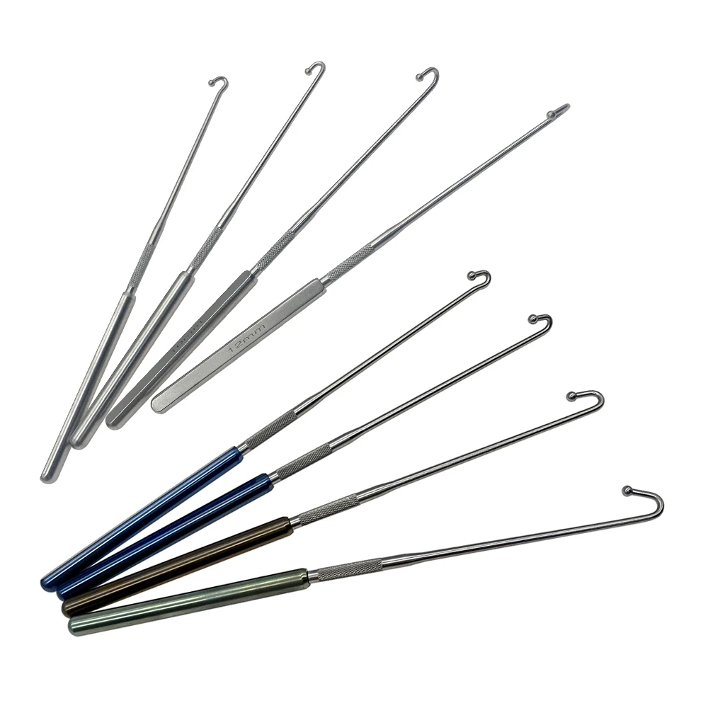 Uterine hook pet Dogs Cats Animal Ovariectomy Spay Snook With Ball Veterinary Orthopedic Instruments