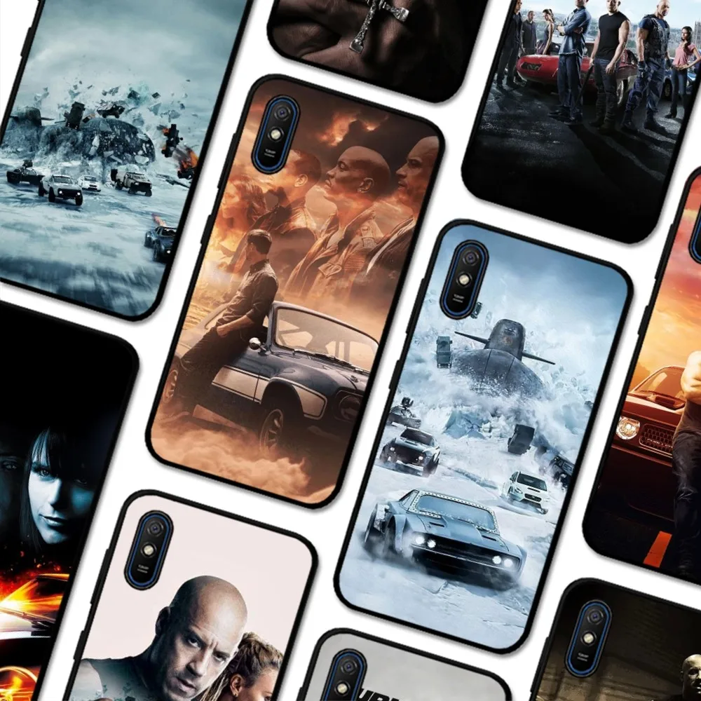 Movie F-Fast And F-Furious Phone Case For Redmi 5 6 7 8 9 10 Plus Pro 6 7 8 9 A GO K20 K30 K40 Pro Plus F3 Fundas