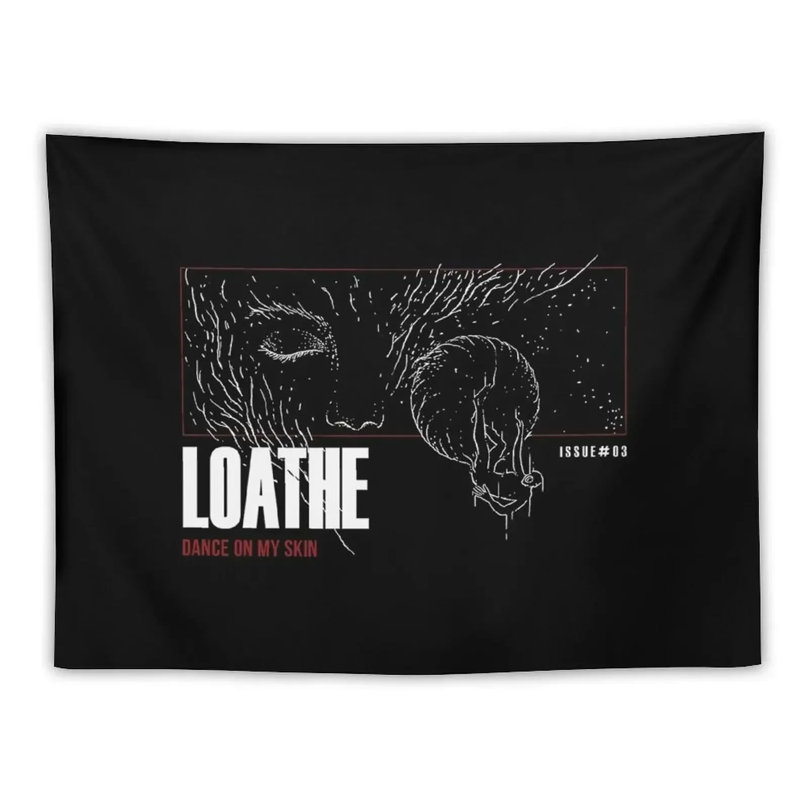 Loathe Dance on my skin album art Tapestry Outdoor Decor Decoration For Bedroom Kawaii Room Decor Tapestry