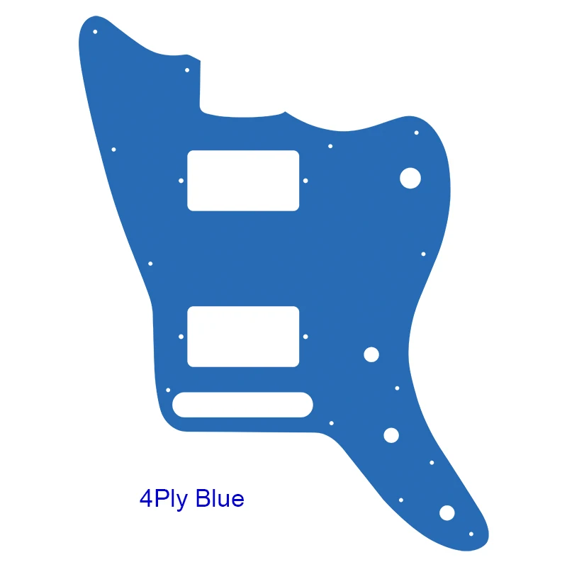 Pleroo Custom Parts Replacement Scraper For American Player Series 2018 Jazzmaster HH Humbucker Pickguard Multicolor Selection