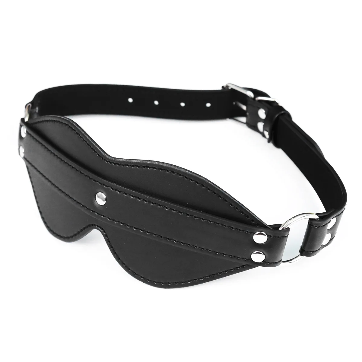 Adult Games Leather Blindfold Fetish BDSM Flirt Sex Toy Sexy Eye Mask Sleeping Masquerade Cat Eye Party Club Stage props Cosplay