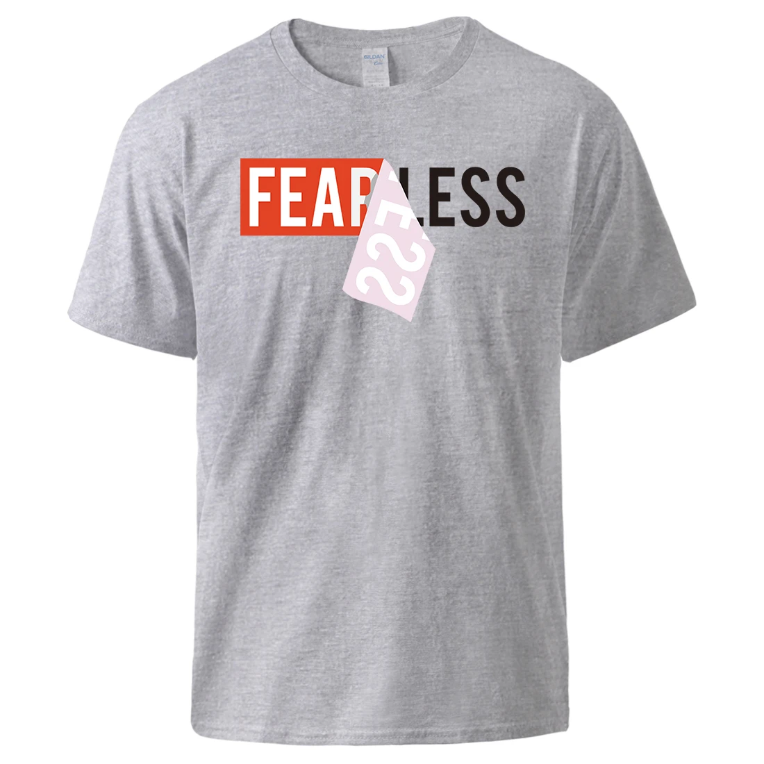 Tear Away Your Fearness T-Shirt Men Casual Fashion Tee Shirt Cotton Comfortable Streetwear Colorful Harajuku Short Sleeved Man