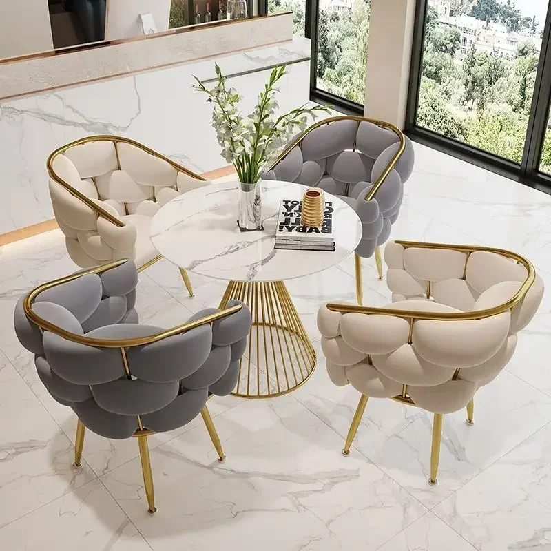 Formwell Leisure Single Sofa Chair Velvet Armchair with Gold Legs Makeup Chair with Upholstered for Living Room Bedroom