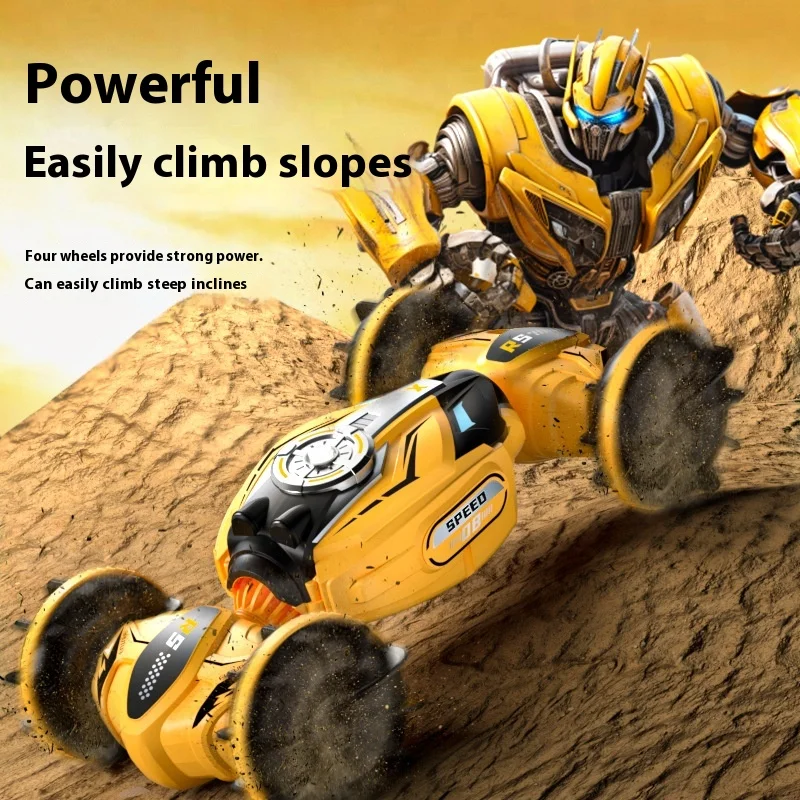 

JJRC 1:18 4WD жест RC трюковый автомобиль двухсторонний флип 2,4 ГГц водонепроницаемый светодиодный светильник для автомобиля наземной воде подарок