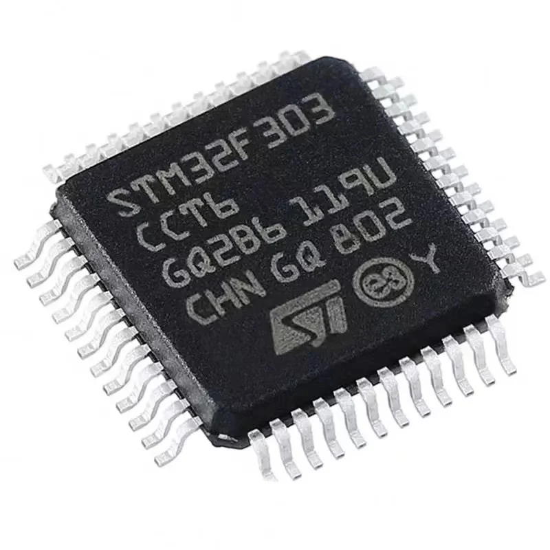 Brand new genuine STM32F303CCT6 packaged LQFP-48 microcontroller chip IC