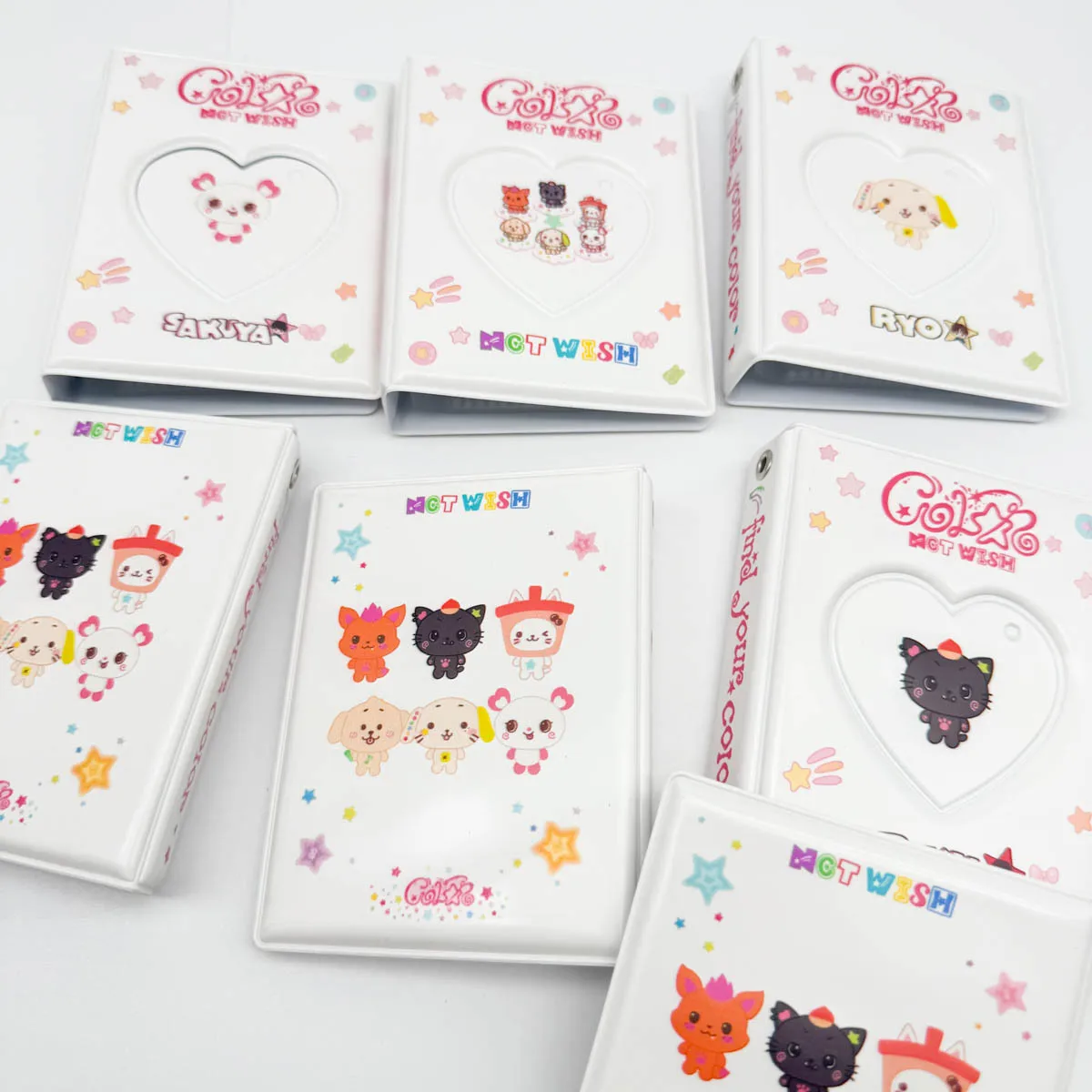 ألبوم بطاقات إبداعية على شكل حيوانات مجموعة صور تخزين بطاقات صغيرة Sion Riku Yushi Jaehee Ryo Sakuya Kpop