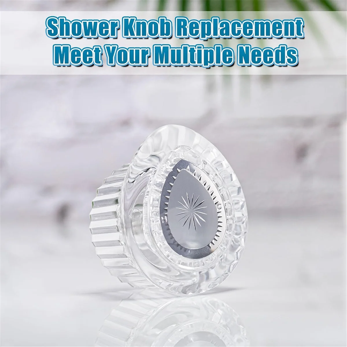 2025+交換用ノブハンドルキット（100710シャワーハンドル用）、浴室用蛇口/バスタブ用シャワーノブ交換