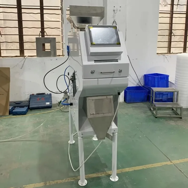 500-1500kg/h 500 Kh/h Quinoa Coffee Beans Rice Garin Color Sorting Color Sorter Dry Vegetable Clean Sorting Machine