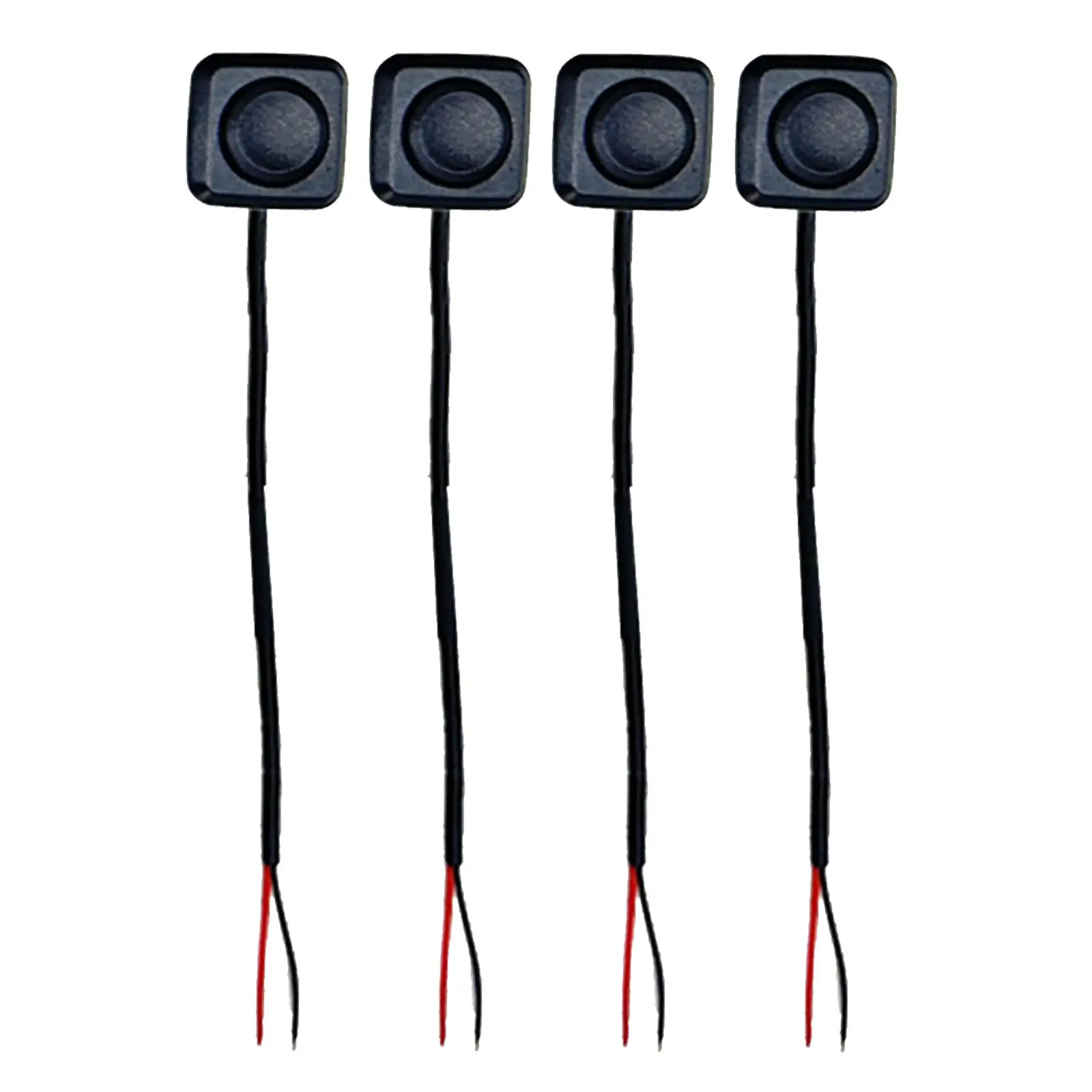 4Pcs Push Button Easy to Install Pre-wired Waterproof Momentary Push Button on Off Switch for Truck Boat Vehicle Automotive