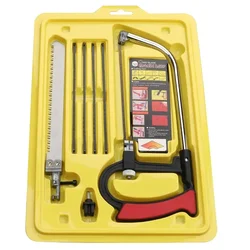 New Multi-function Hand Saw Set Stainless Steel Multi-purpose Woodworking Mini Saw Frame Small Saw Blade Hand Tools