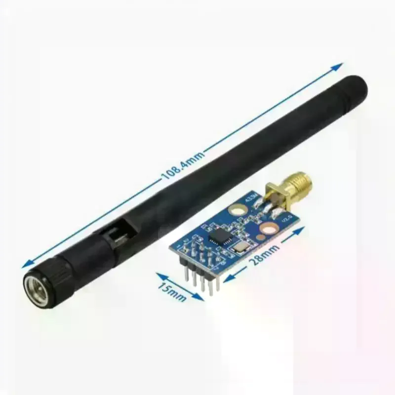 433MHz Wireless Transceiver Module With SMA Antenna Long-Distance Wireless Modules CC1101