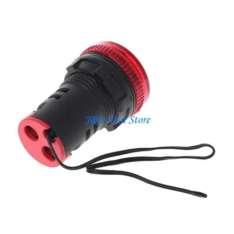 A2UD 22mm AC 50-380V Thermometer Light LED Digital Display Temperature Measuring Induction Ranging -20-119℃